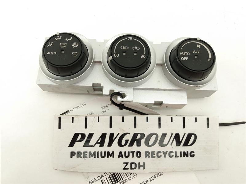 Nissan 350Z Climate Control Knobs