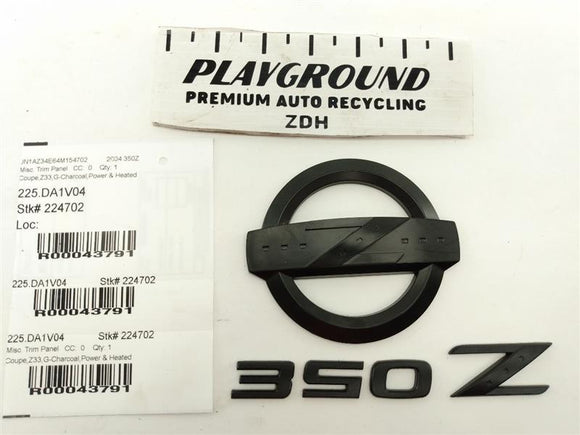 Nissan 350Z Vehicle Emblem 350 Z