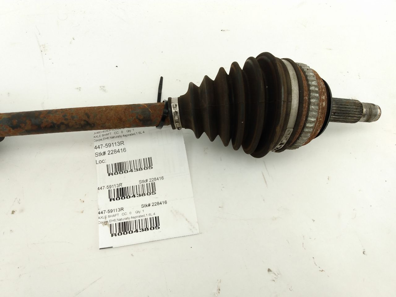 Honda Del Sol Front Right CV Axel