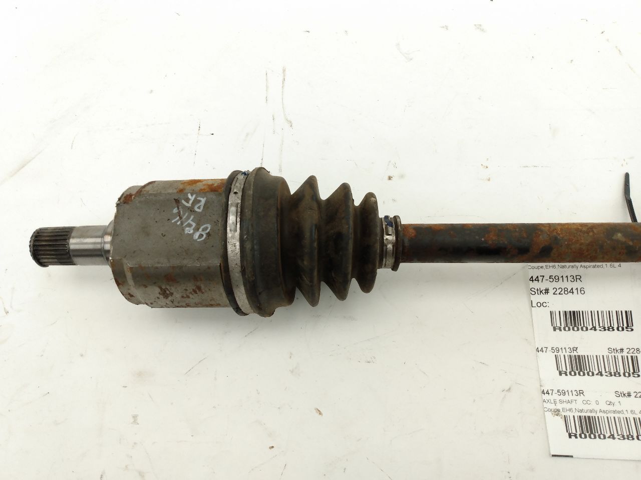 Honda Del Sol Front Right CV Axel