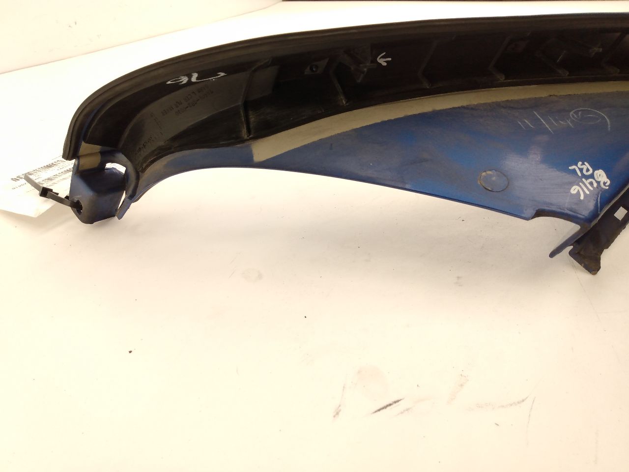 Honda Del Sol Exterior Rear Left Back Glass Trim Panel