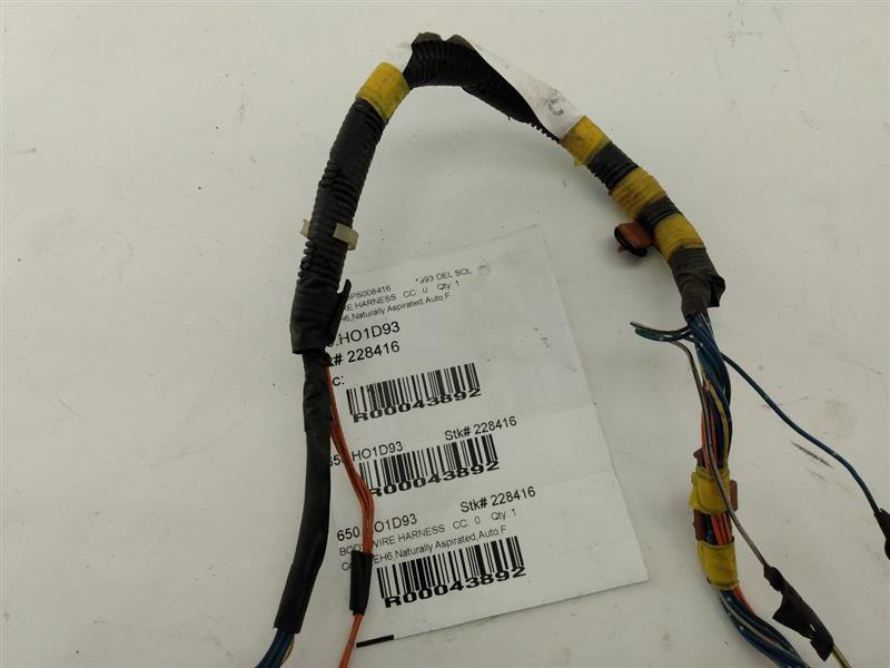 Honda Del Sol Front Right Door Wiring Harness