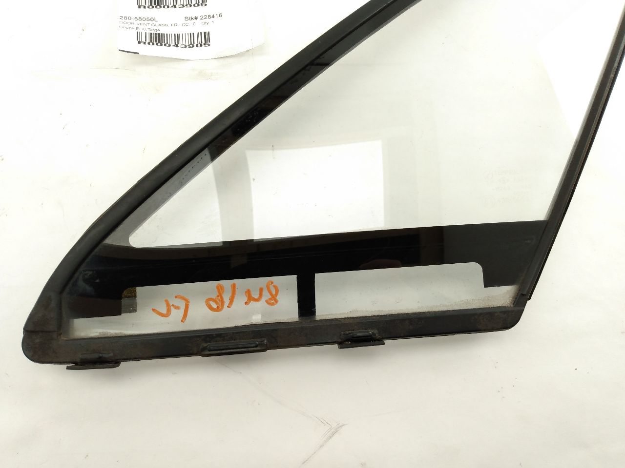 Honda Del Sol Front Left Vent Glass - 0