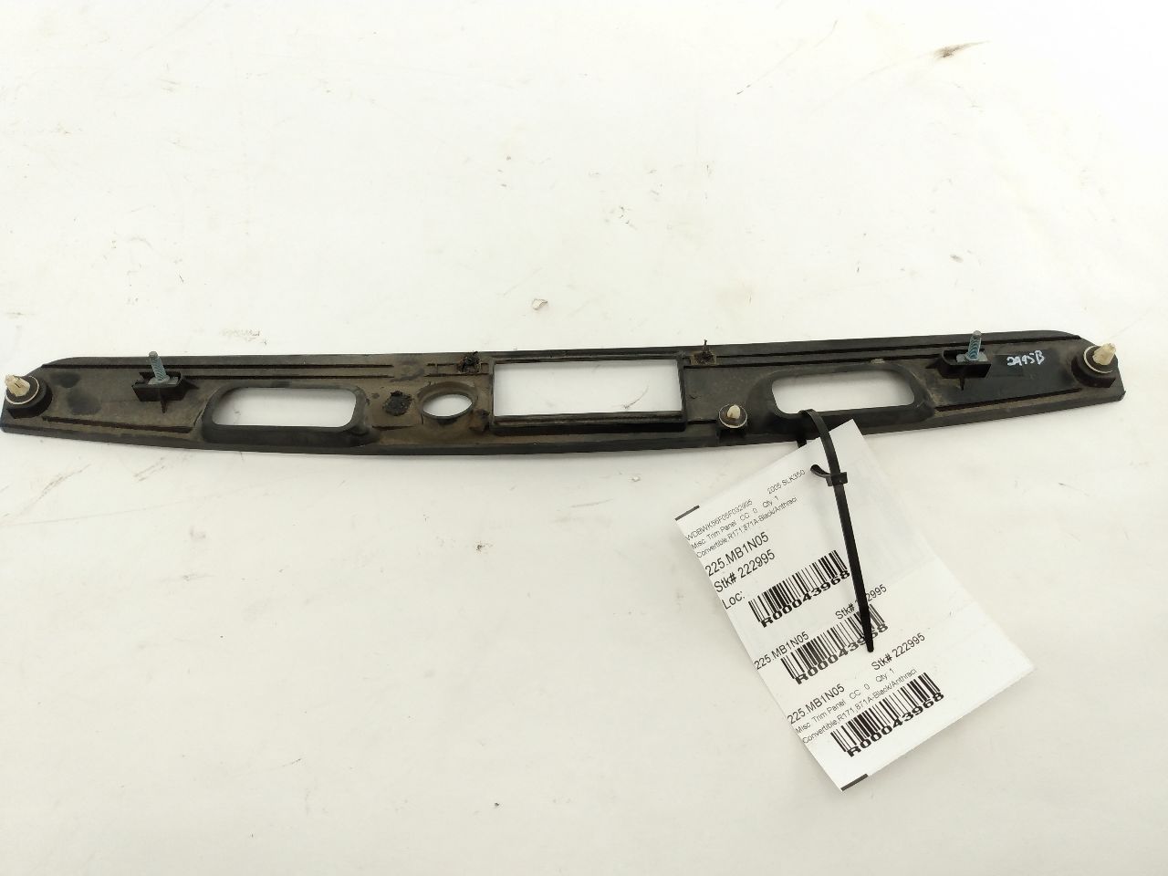 Mercedes SLK350 Trunk Lid Moulding