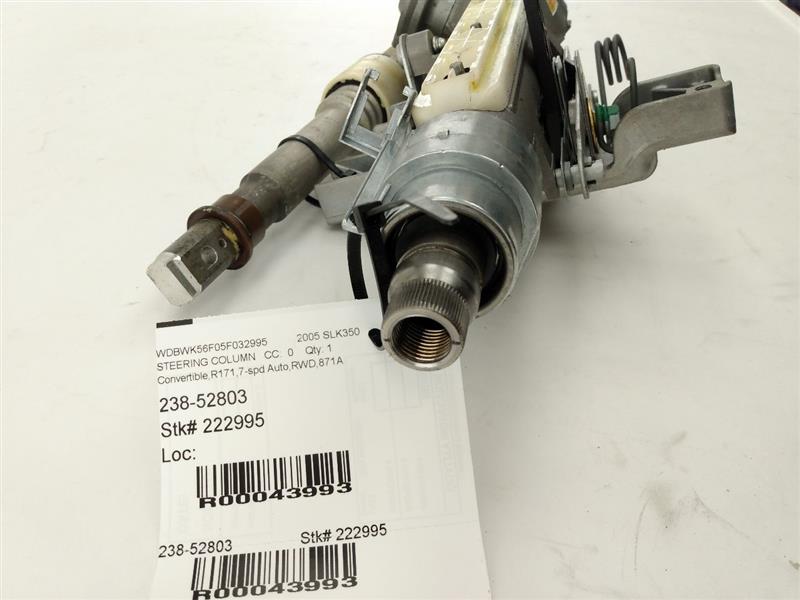 Mercedes SLK350 Steering Column