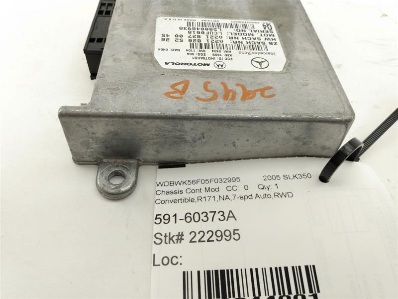 Mercedes SLK350 Communication Control Module