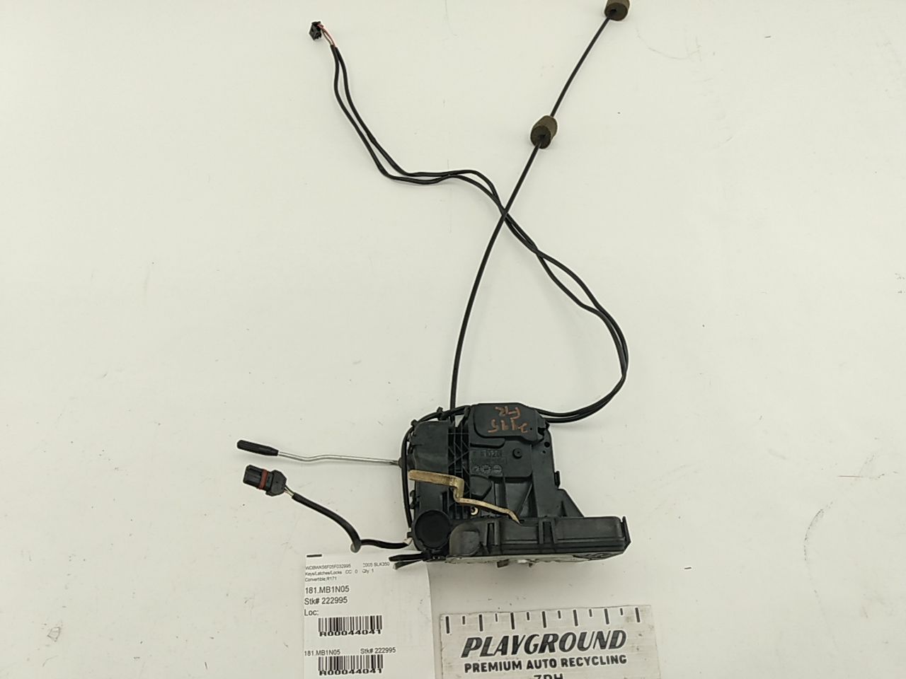 Mercedes SLK350 Front Right Door Lock And Latch Actuator