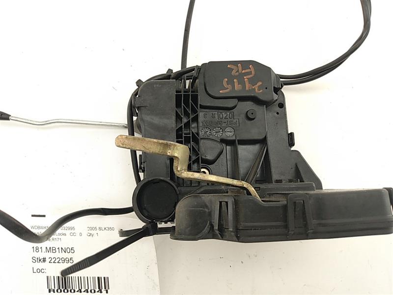 Mercedes SLK350 Front Right Door Lock And Latch Actuator