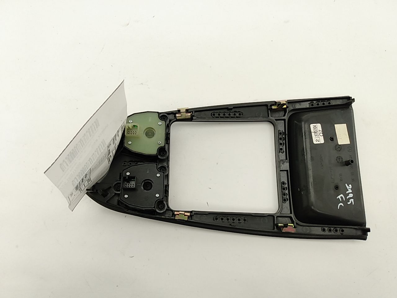 Mercedes SLK350 Shift Selector Center Console Trim Bezel With Switches