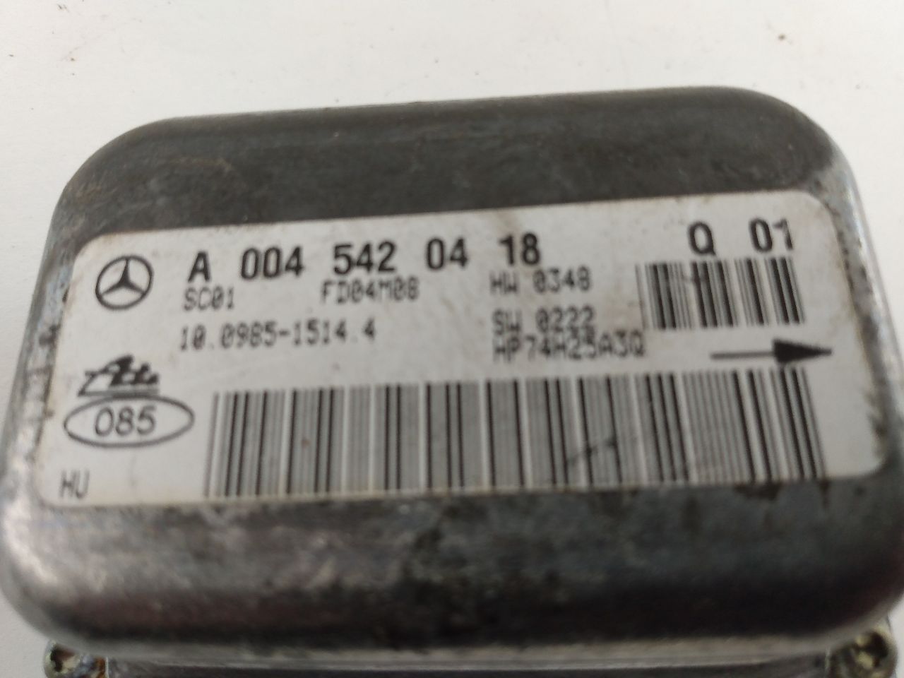 Mercedes SLK350 Yaw Rate Sensor