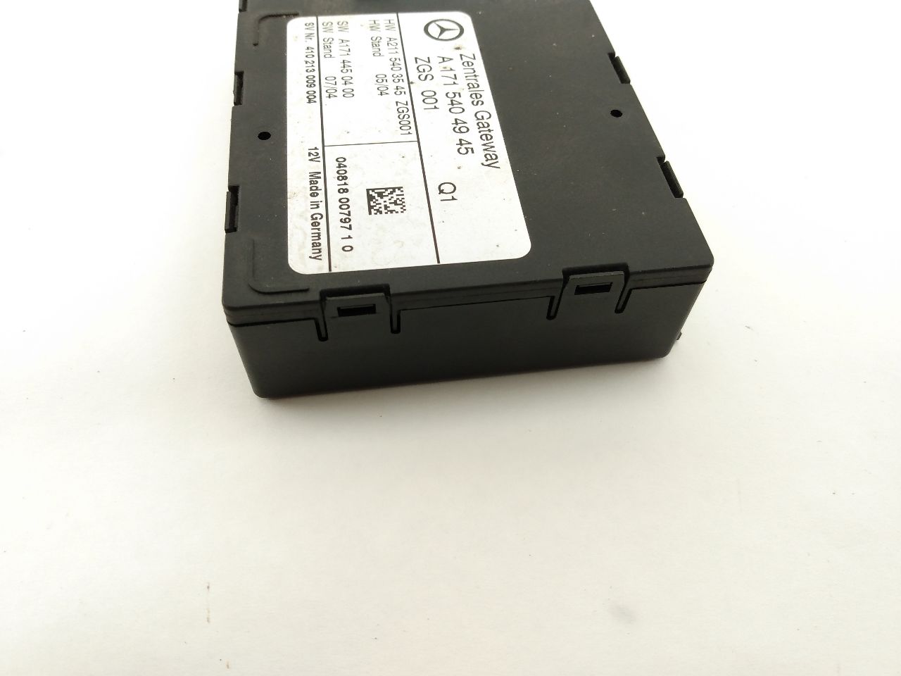 Mercedes SLK350 Central Gateway Control Unit