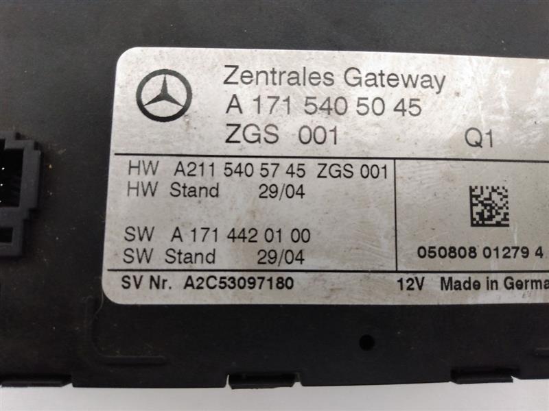 Mercedes SLK280 Central Gatway Control Unit