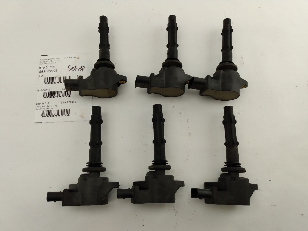 Mercedes SLK350 Set Of 6 Ignition Coils - 0