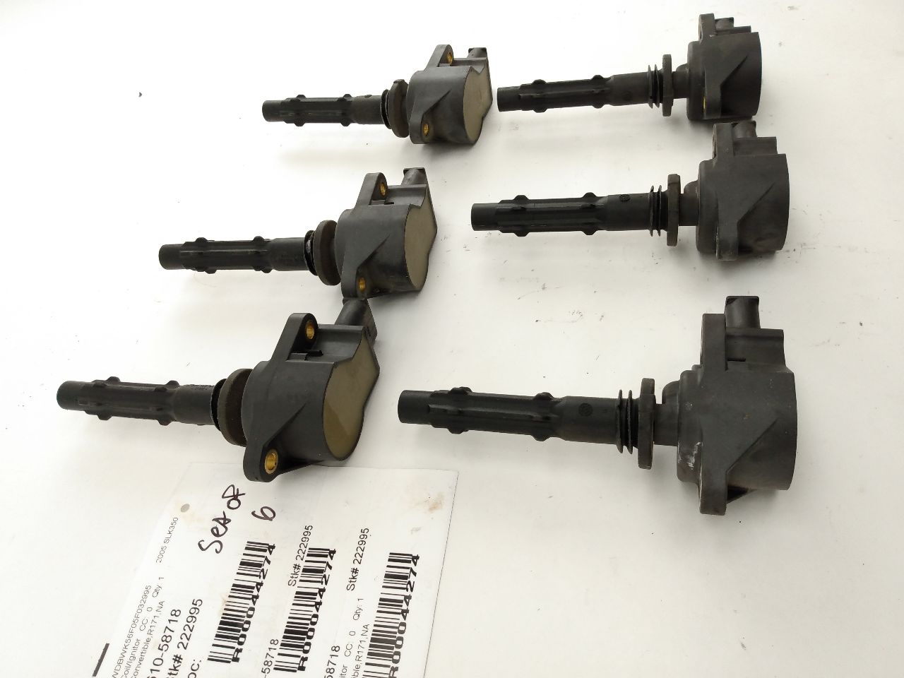 Mercedes SLK350 Set Of 6 Ignition Coils