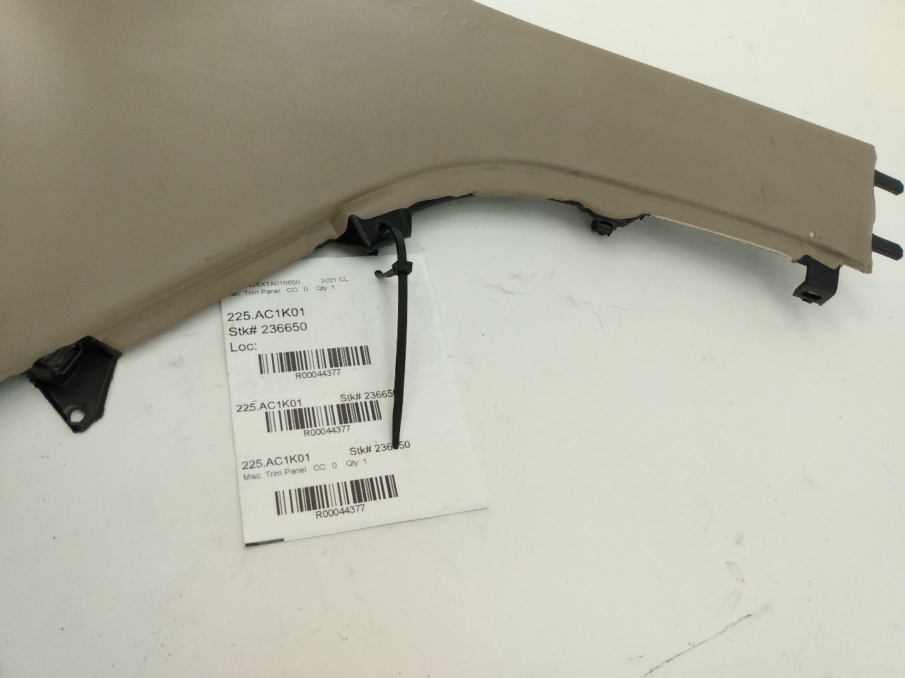 Acura CL Front Right Side Console Trim