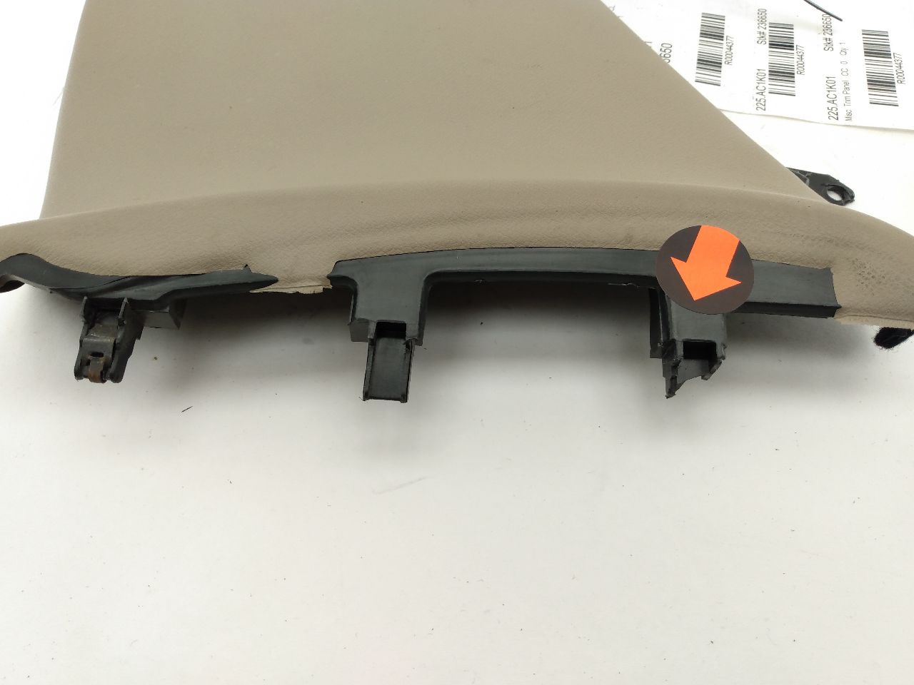 Acura CL Front Right Side Console Trim