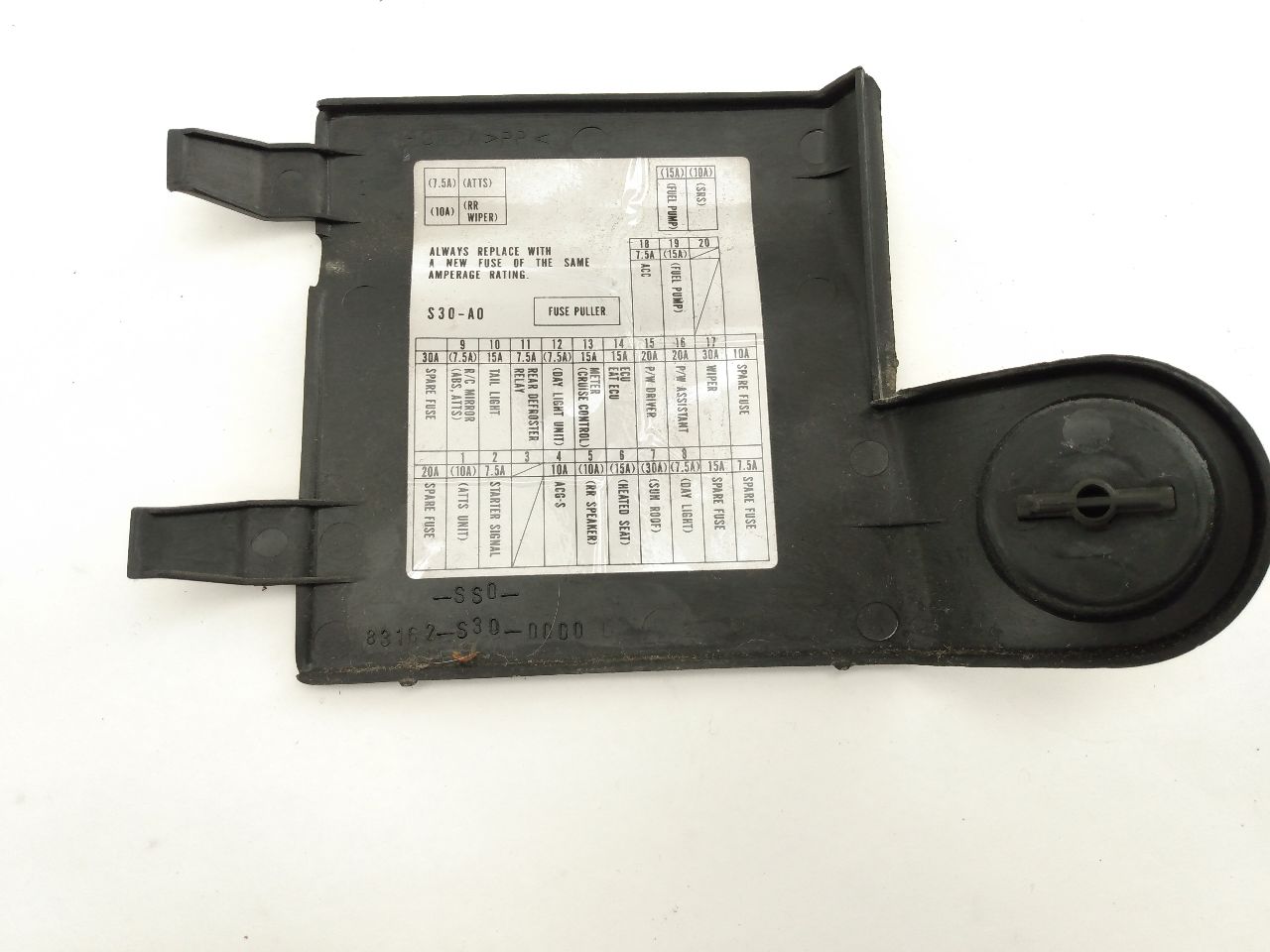 Honda Prelude Front Left Fuse Door Trim Panel