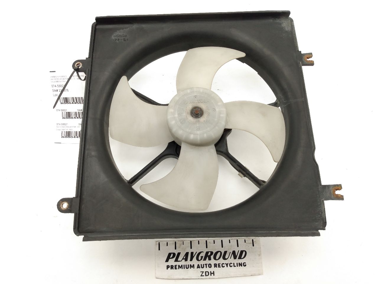 Honda Prelude Radiator Cooling Fan Assembly