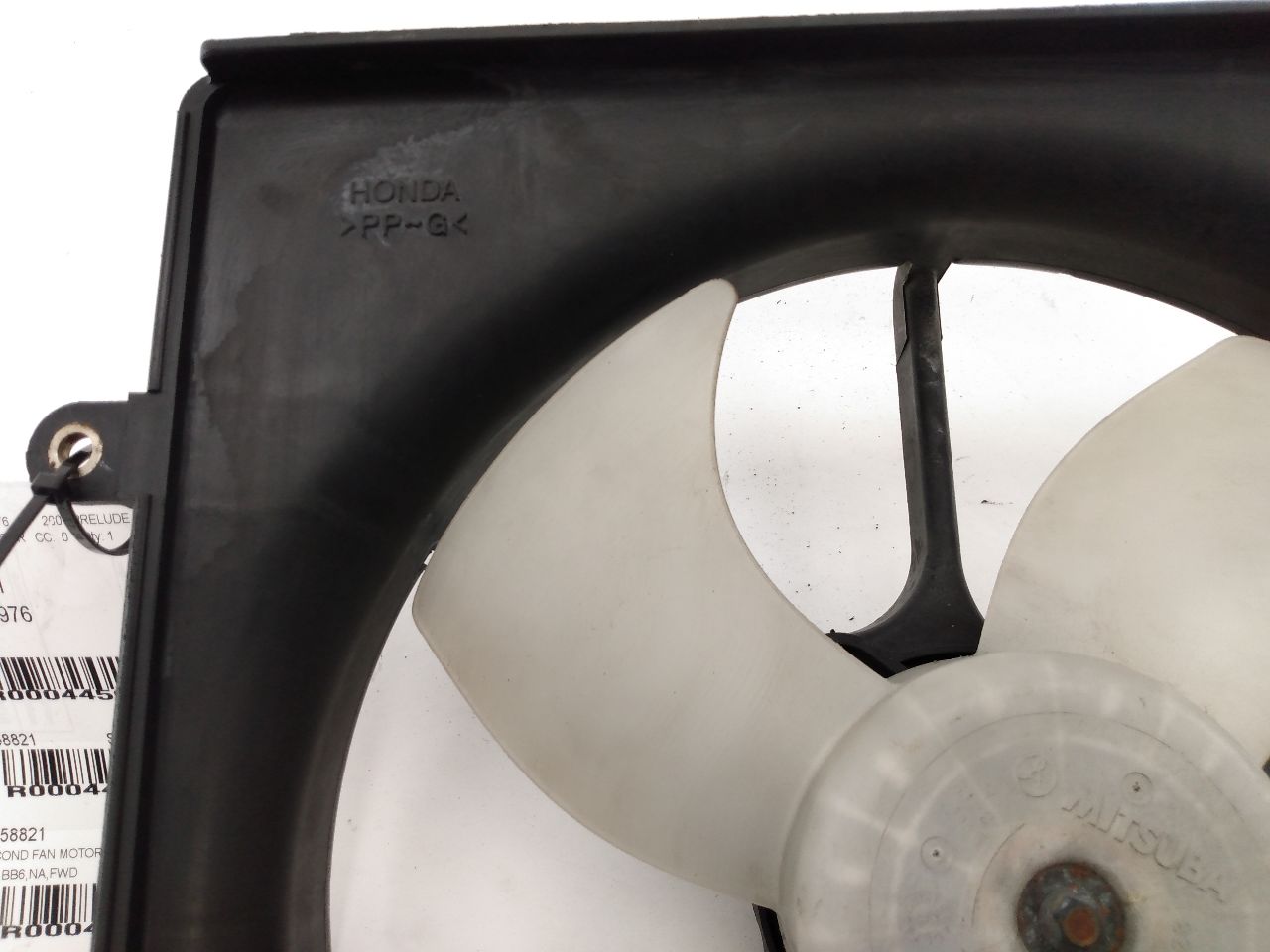 Honda Prelude Radiator Cooling Fan Assembly