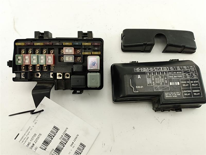 Honda Prelude Engine Fuse Box