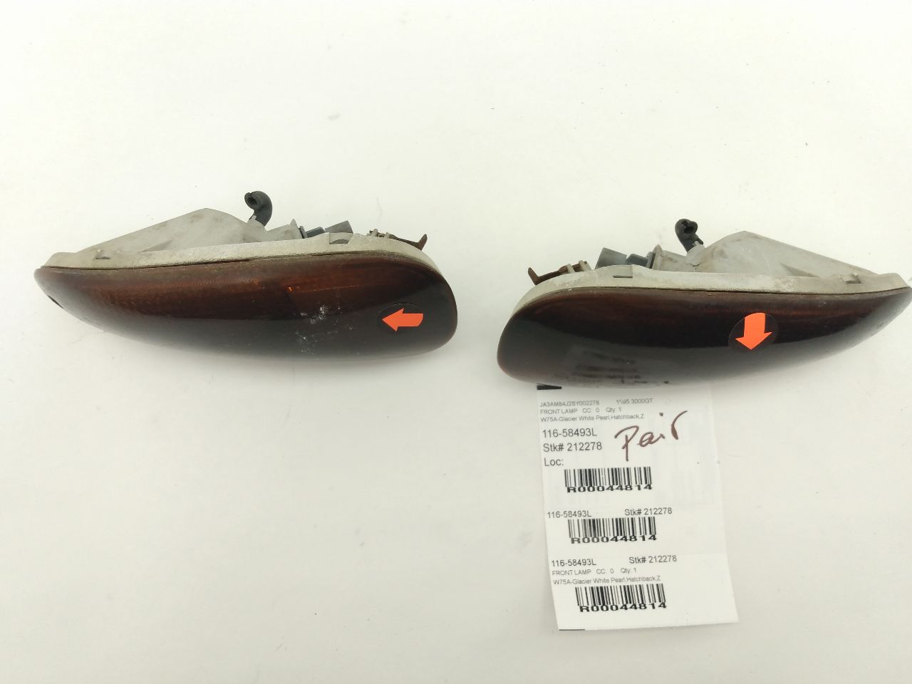Mitsubishi 3000GT Pair Of Front Corner Trun Signal Lights
