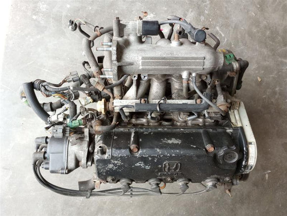 Honda Del Sol Complete Long Block Engine Vtech With Accessories And Harness