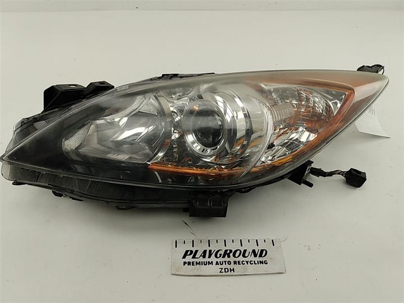 Mazda Mazda 3 Front Left Headlight Assembly With Chrome Projector Bezel