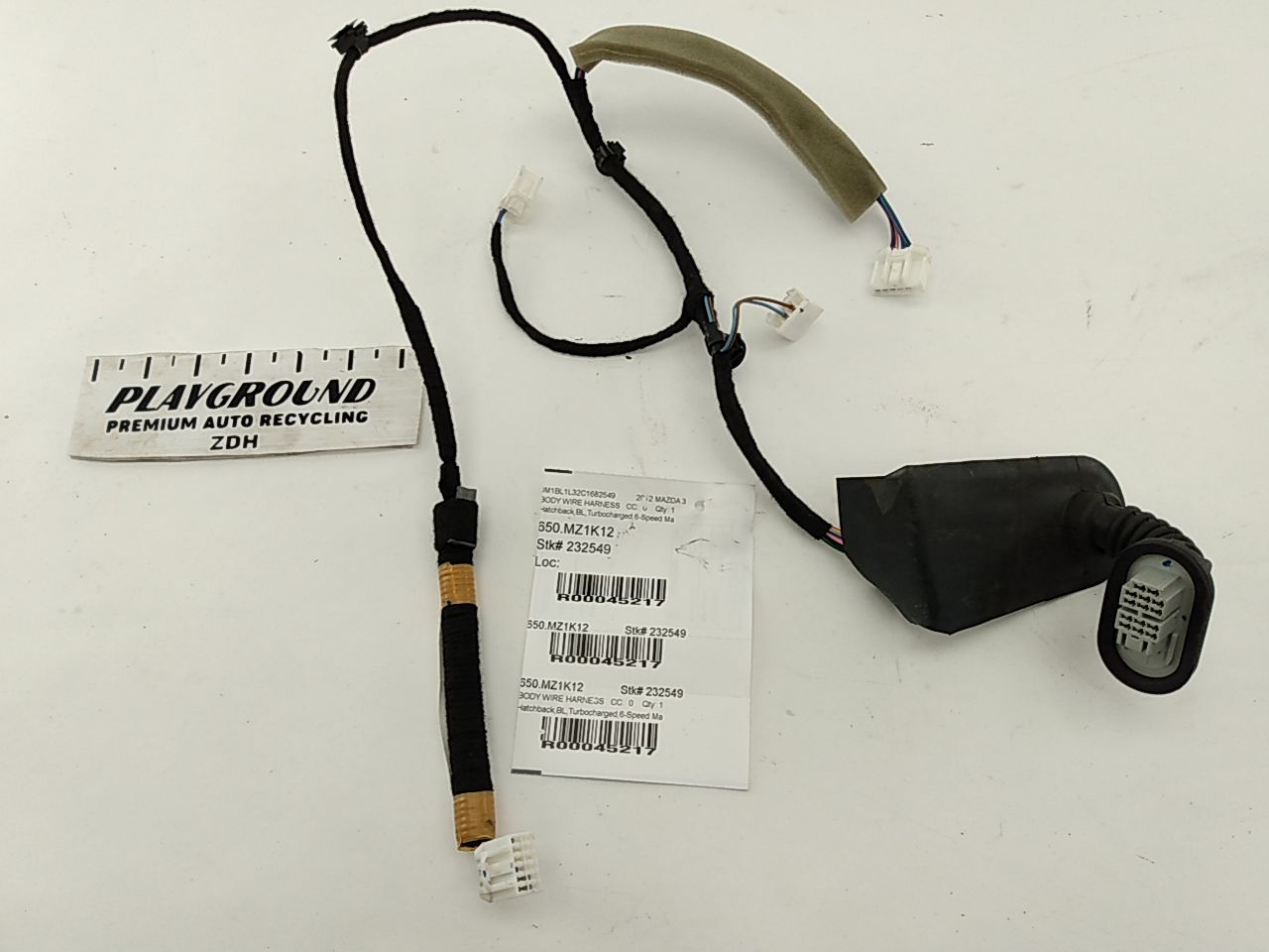 Mazda Mazda 3 Rear Right Door Wire Harness