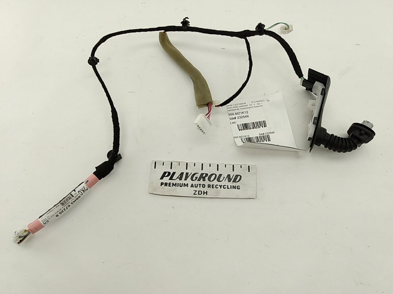 Mazda Mazda 3 Rear Left Door Wire Harness