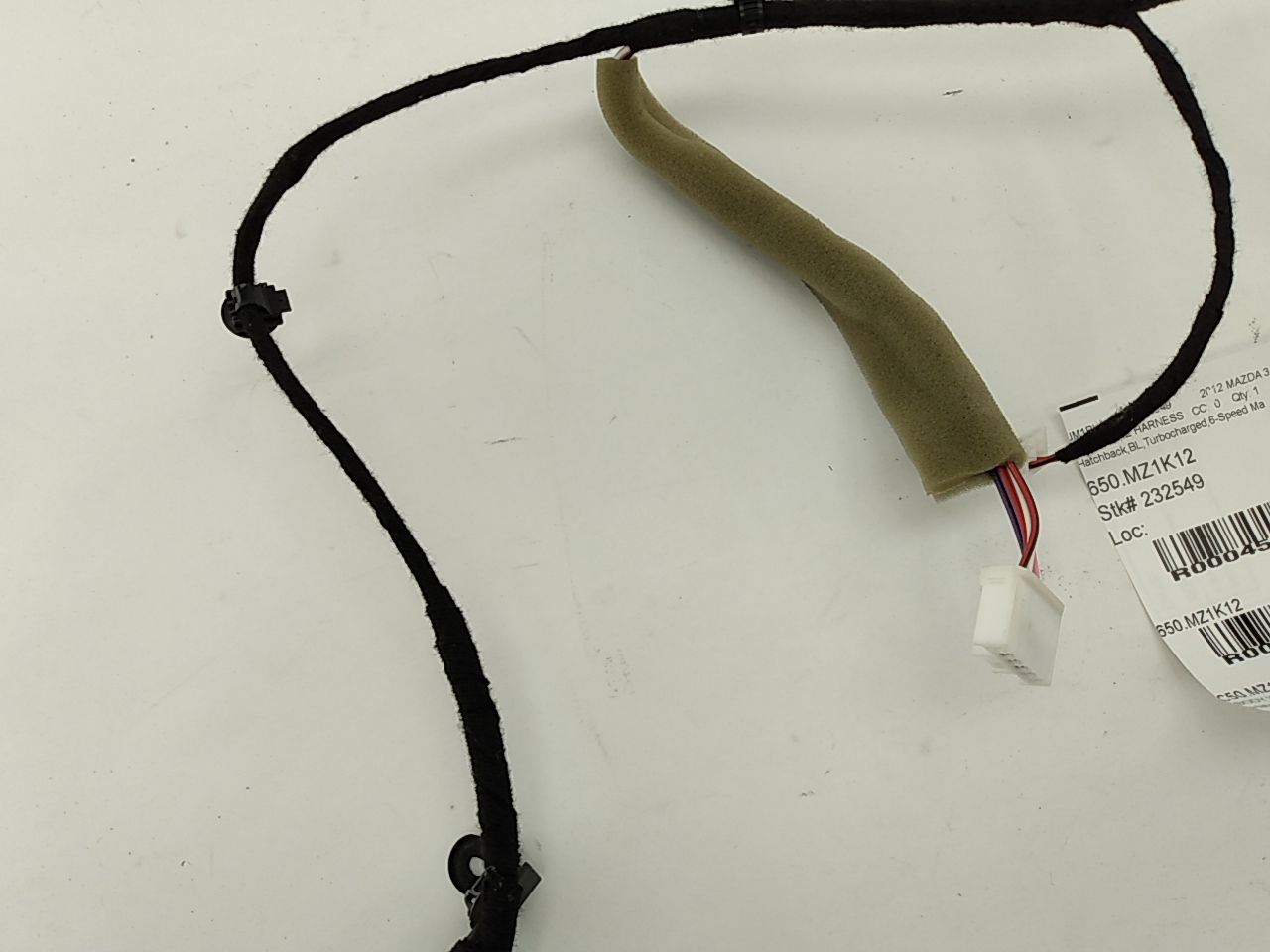 Mazda Mazda 3 Rear Left Door Wire Harness