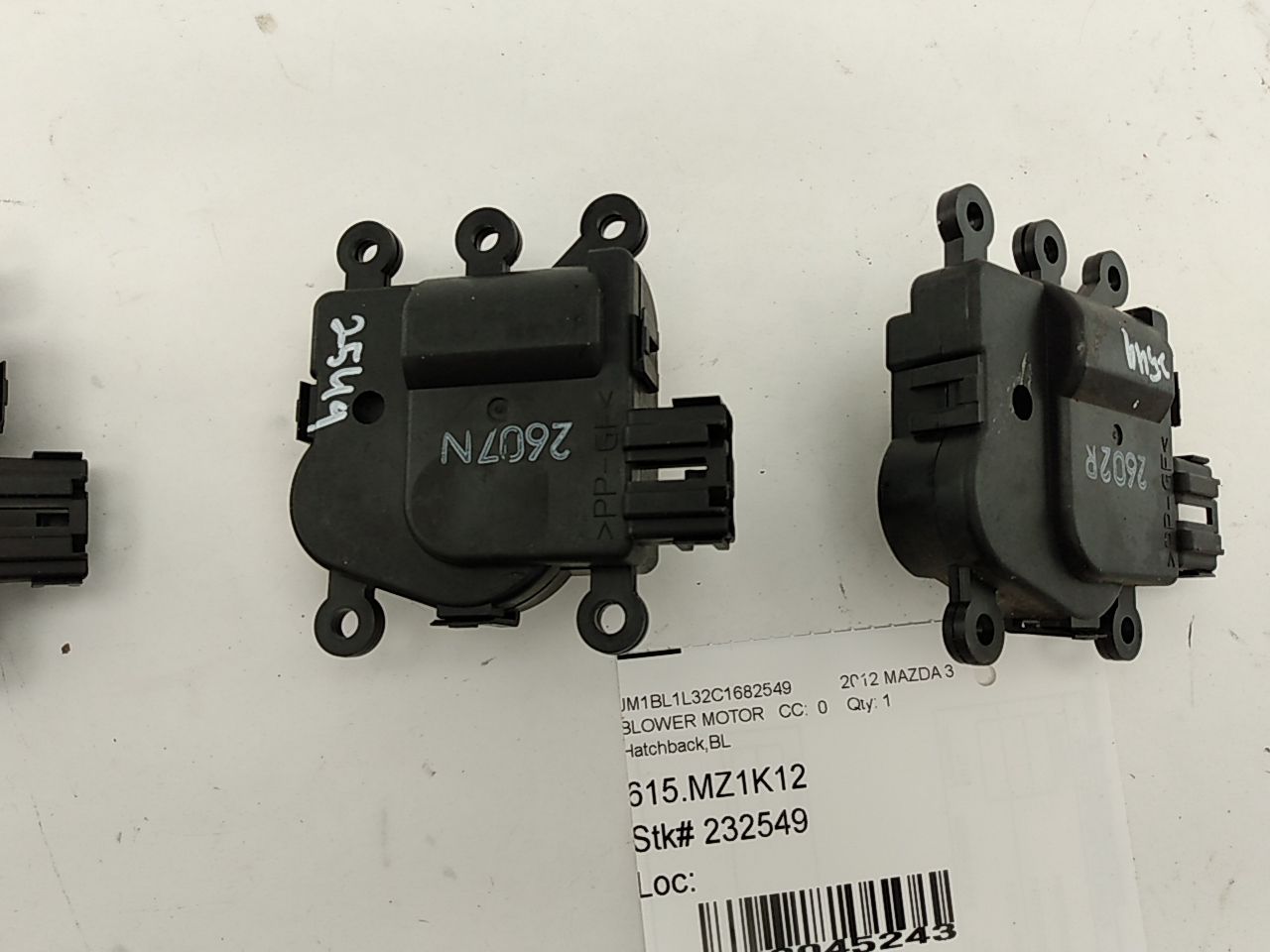 Mazda Mazda 3 Blower Motor Resitor and Actuators