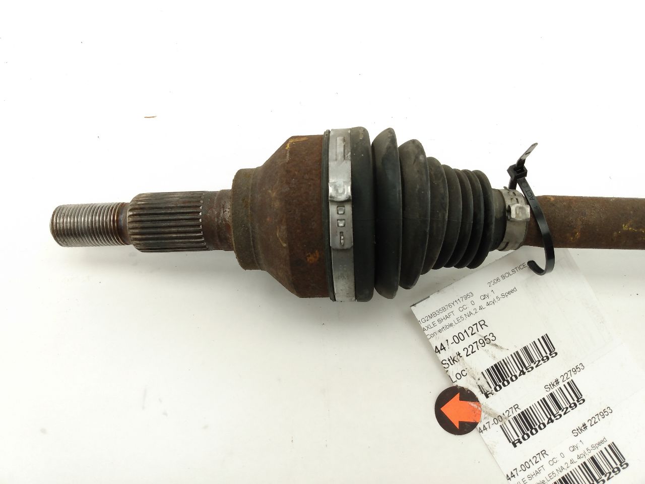 Pontiac Solstice Rear Right Axle Shaft - 0