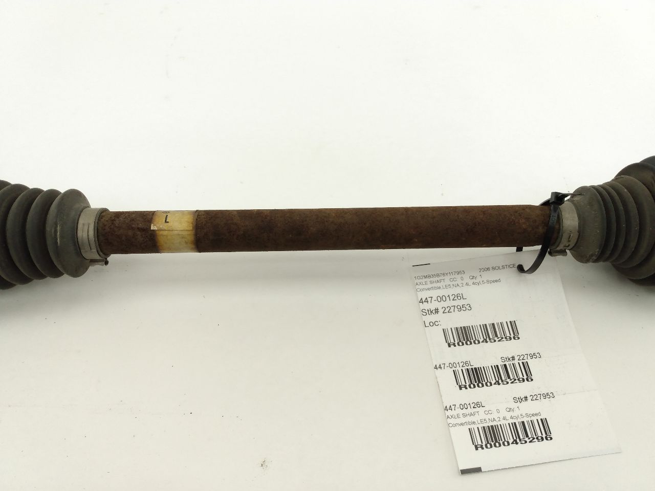 Pontiac Solstice Rear Left Axle Shaft