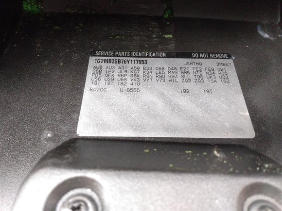 Pontiac Solstice Front Right Glove Box