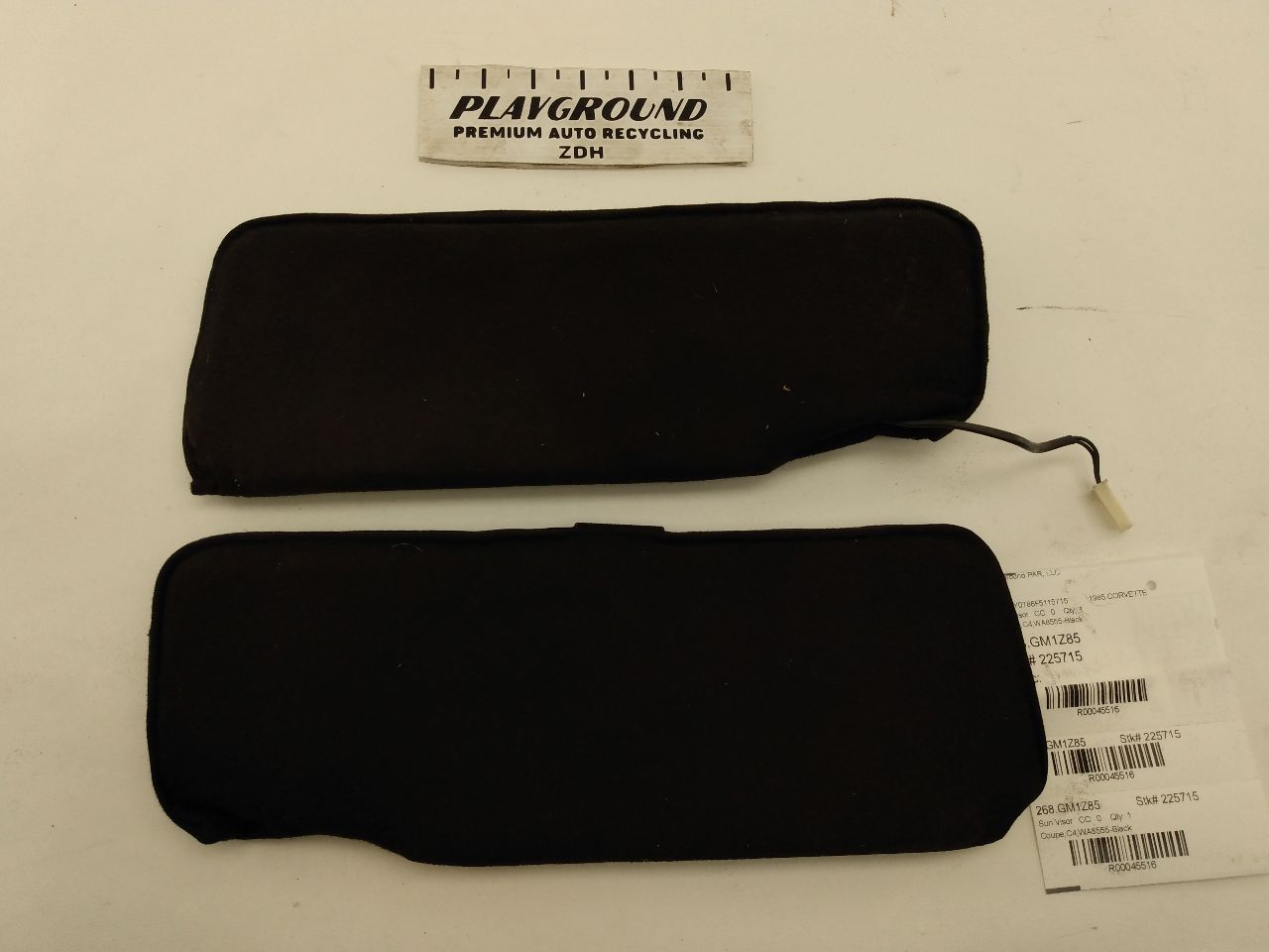 Chevrolet Corvette Front Sun Visor Set