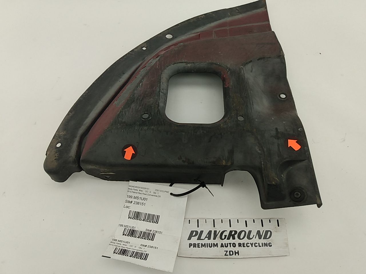 Mitsubishi Eclipse Front Right Lower Splash Shield