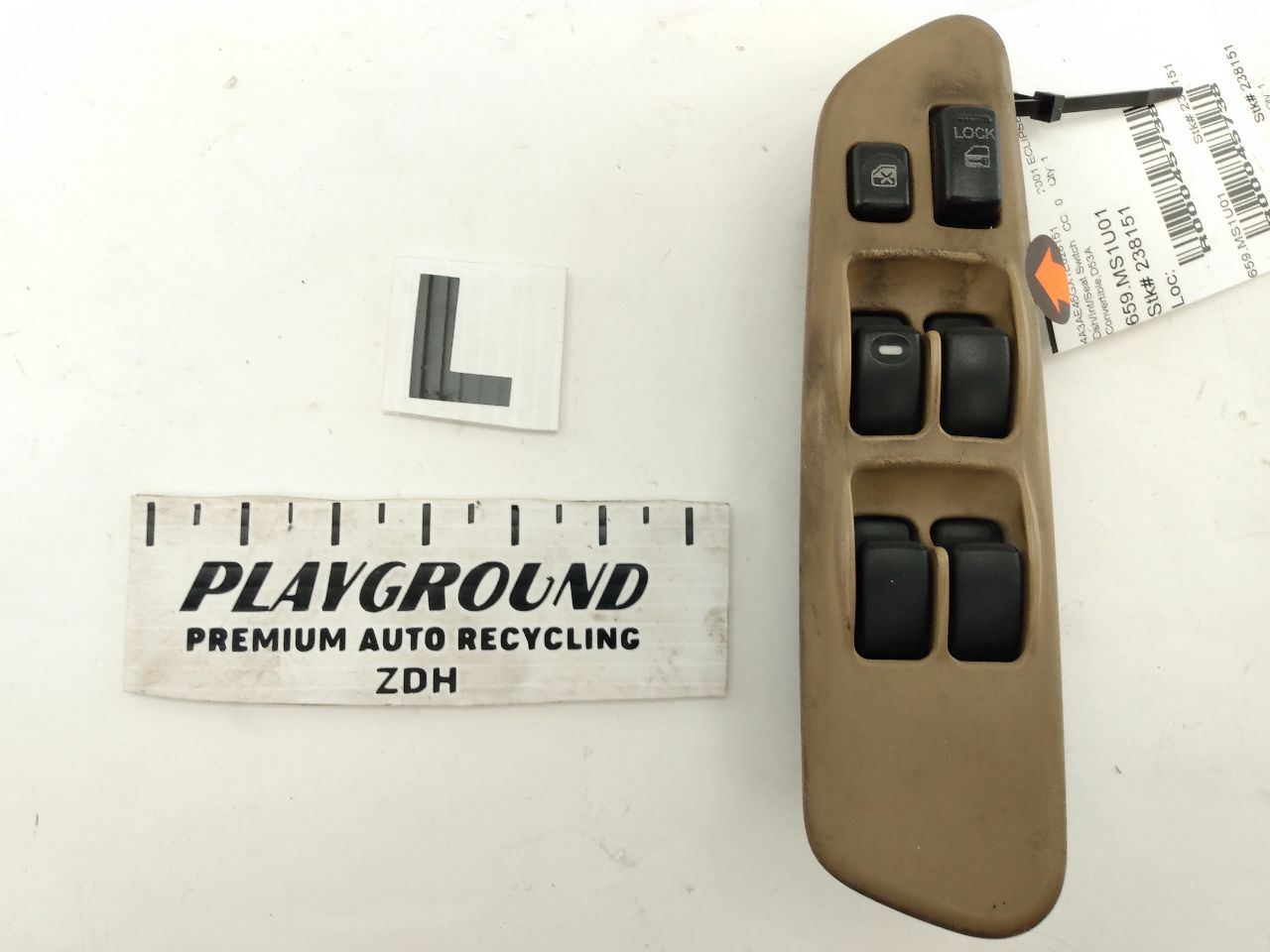 Mitsubishi Eclipse Front Left Door Window And Lock Switch With Trim Panel