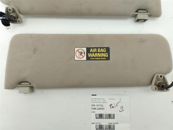 Jaguar XJ8L Pair Of Front Sunvisors