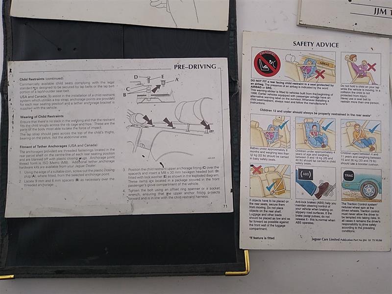 Jaguar XJ8L Owners Manual