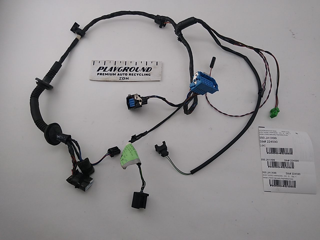 Jaguar XJ8L Rear Left Door Wire Harness