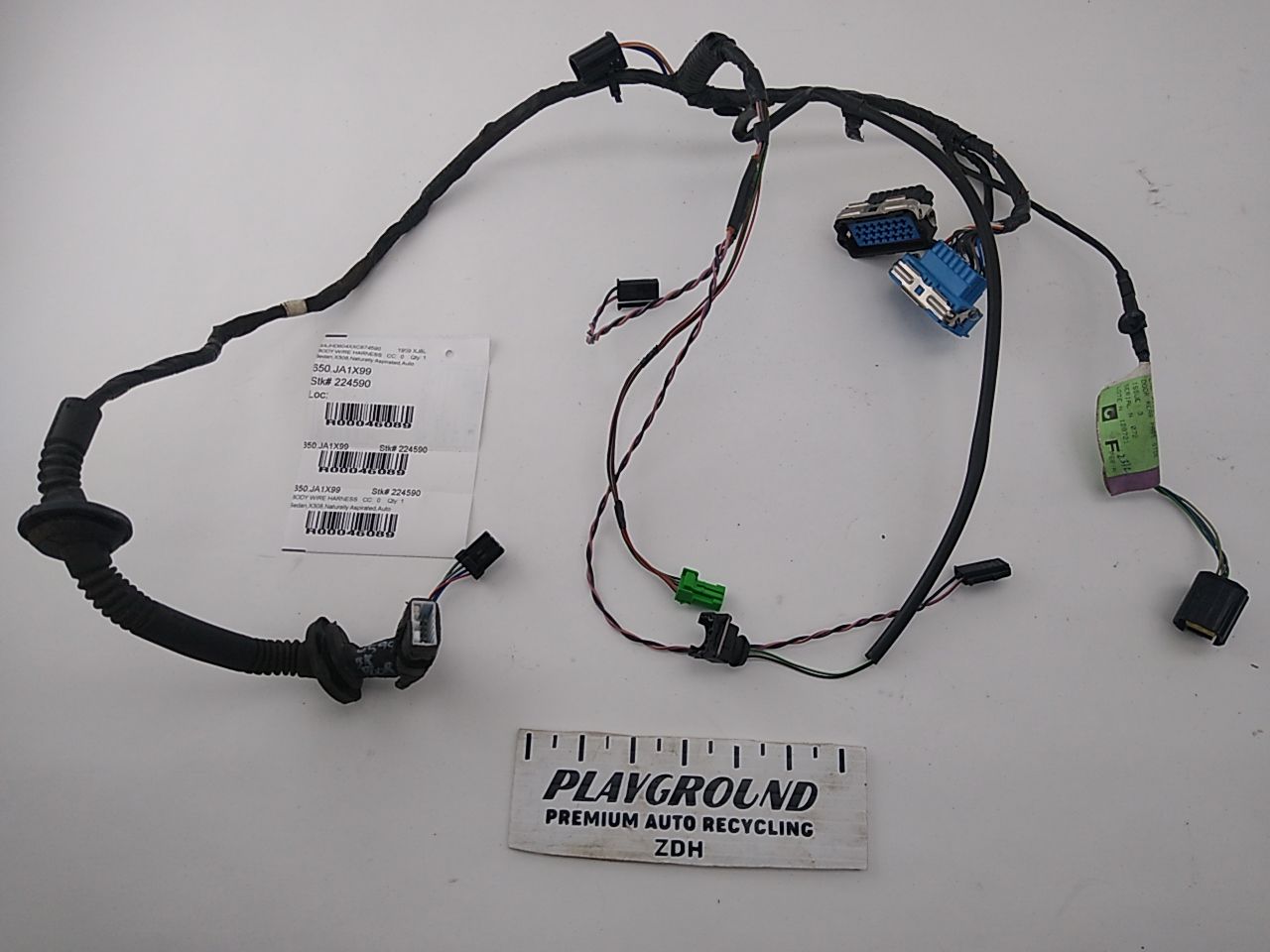 Jaguar XJ8L Rear Right Door Wire Harness