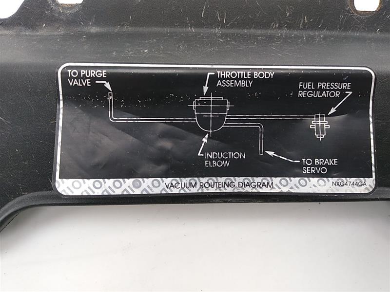 Jaguar XJ8L Radiator Core Support Upper Trim Panel Cover