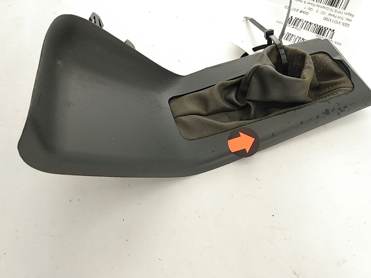 Volvo V70 Front Center Emergency Brake Lever Boot And Trim Bezel