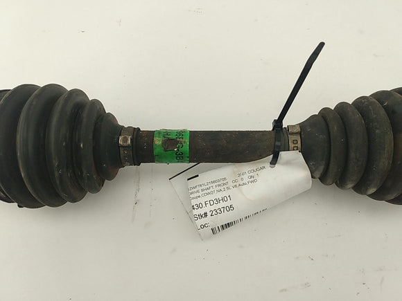 Mercury Cougar Front Left Drive Shaft Cv Axel
