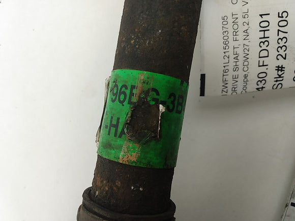 Mercury Cougar Front Left Drive Shaft Cv Axel