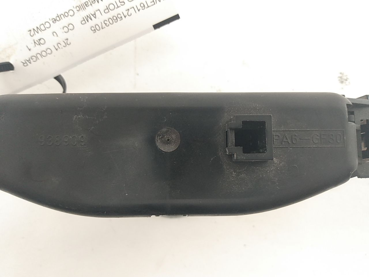 Mercury Cougar Rear Hatch High Mounted Stop Light Assembly