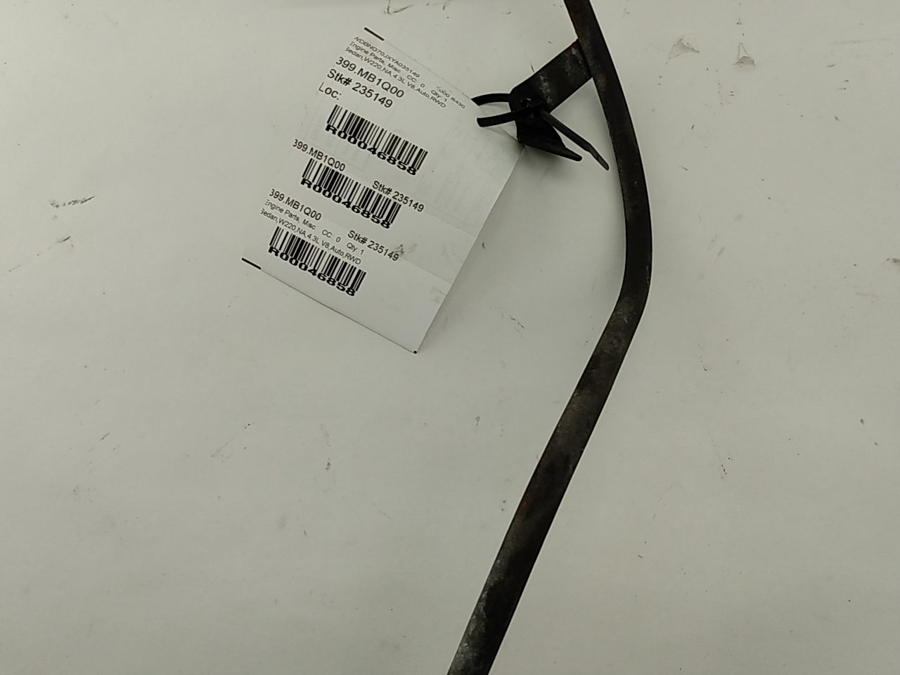 Mercedes S430 Engine Oil Dipstick And Tube