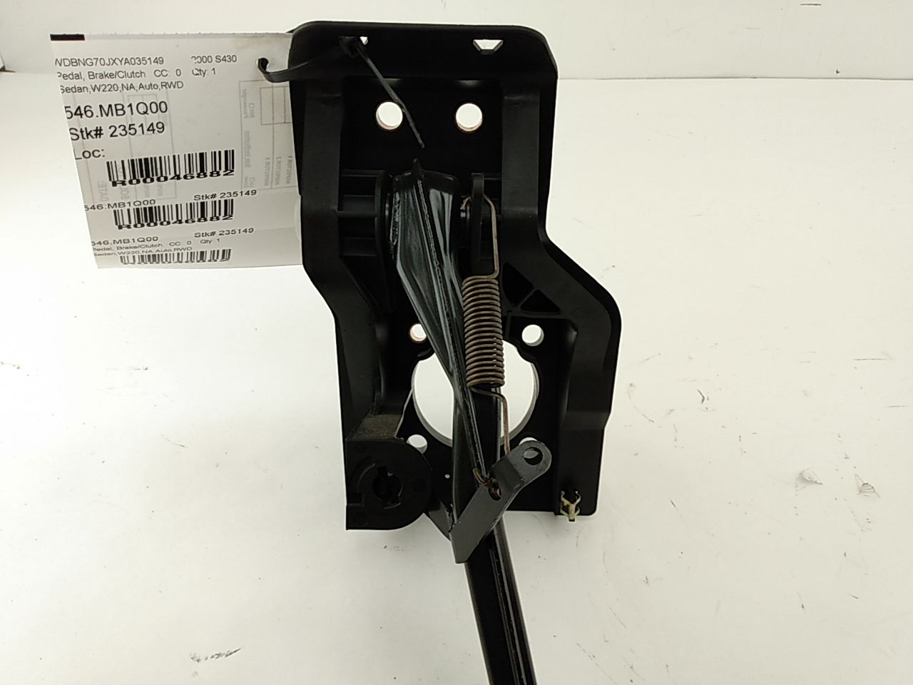 Mercedes S430 Brake Pedal Box Assembly