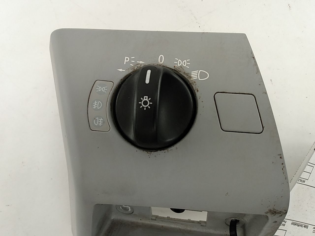 Mercedes S430 Headlight Switch And Trim Panel