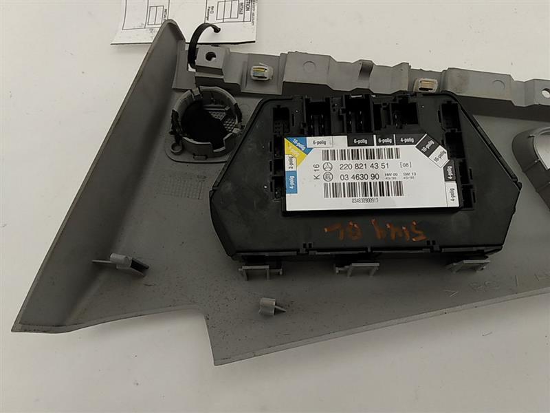 Mercedes S430 Rear Left Upper Door Panel With Seat Control Module